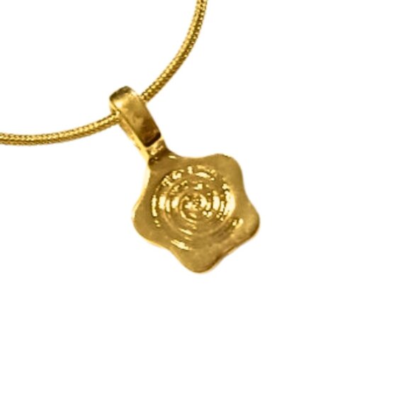 Retro Flower Hipster Necklace - Picture 4 of 12